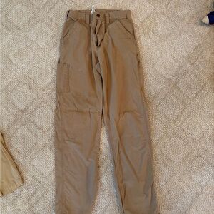 Carhartt Dungaree Fit Work Pants – Men’s 32x36 Brown Utility